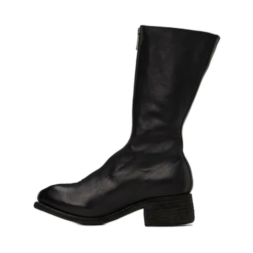 Pl9 Front Zipper Boots