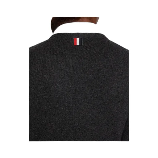 Thom Browne 4-Bar Striped Buttoned Cardigan