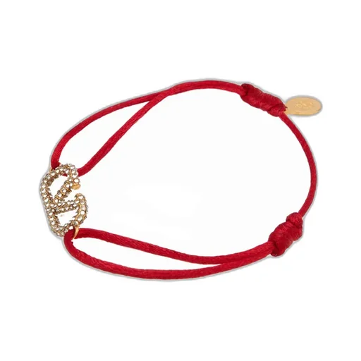 Valentino Garavani Vlogo Embellished Signature Bracelet