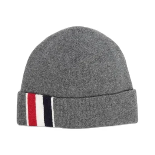 Thom Browne Stripe Detailed Knitted Beanie