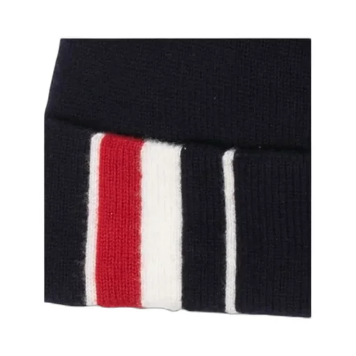 Stripe Detail Merino Beanie