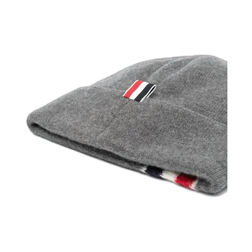 Thom Browne Stripe Detailed Knitted Beanie