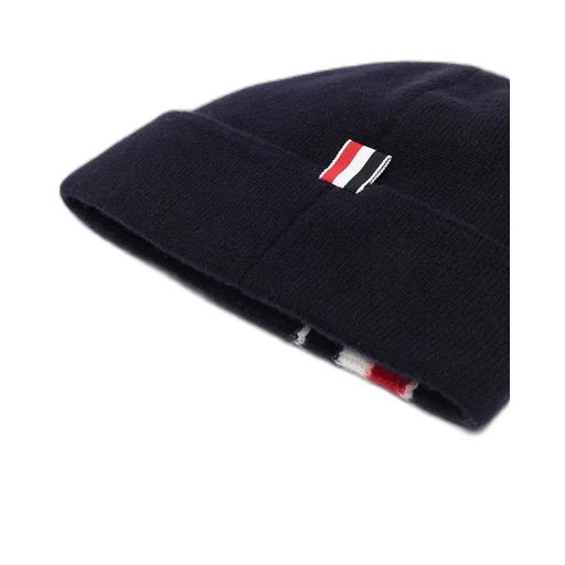 Stripe Detail Merino Beanie