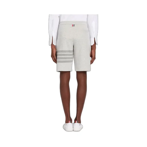 4-Bar Motif Drawstring Track Shorts