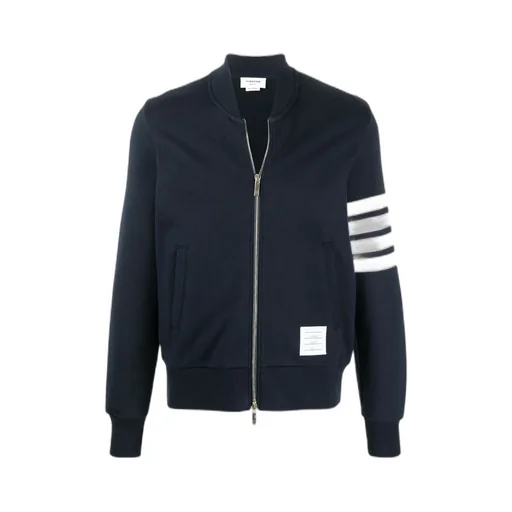 4-Bar Stripe Zip-Up Sweatshirt
