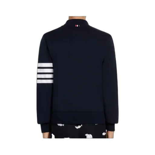 4-Bar Stripe Zip-Up Sweatshirt