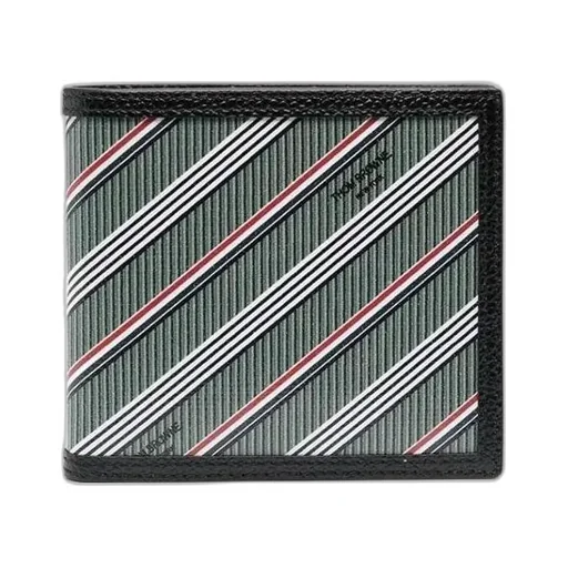 Striped Bi-Fold Wallet