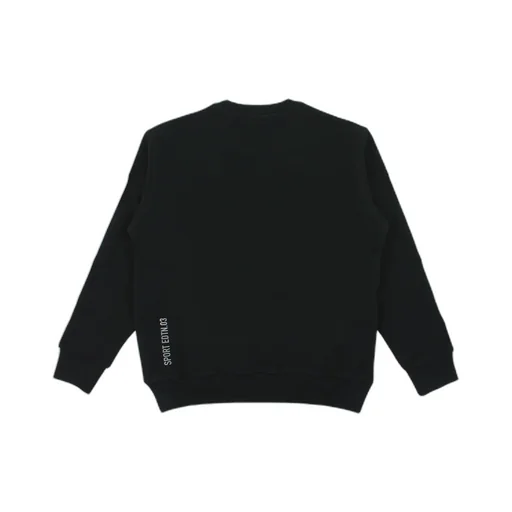 Slogan Print Crew Neck Sweatshirt