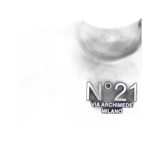 N 21 T-Shirt Bambino Nera In Jersey Di Cotone