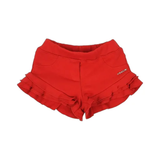 Pinko Bambina Shorts Rosso In Felpa Di Cotone
