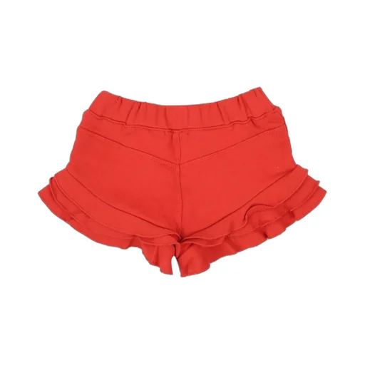 Pinko Bambina Shorts Rosso In Felpa Di Cotone