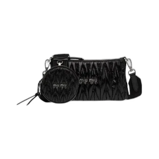 Quilted Matelassé Clutch Bag
