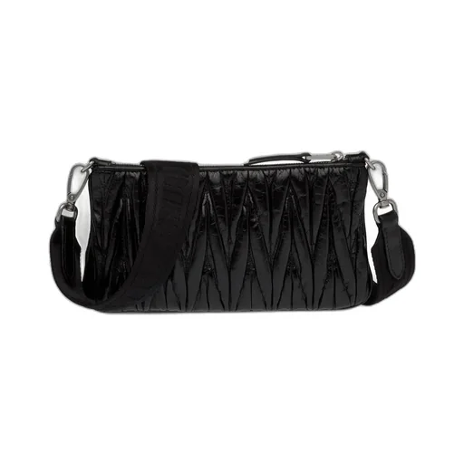 Quilted Matelassé Clutch Bag