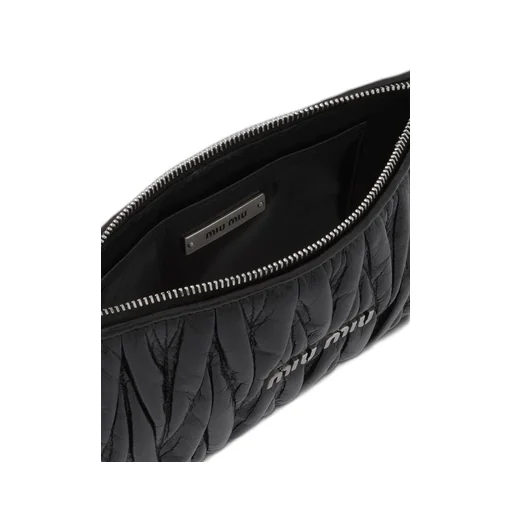 Quilted Matelassé Clutch Bag