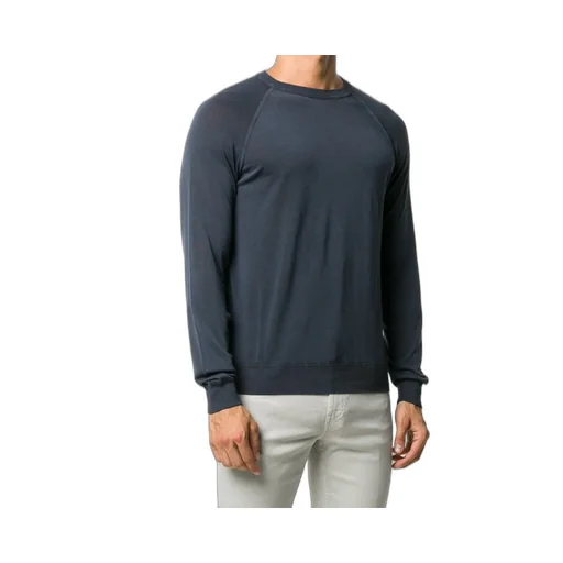 Raglan-Sleeve Cotton Jumper