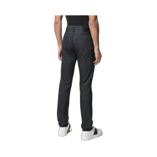 Mid-Rise Slim-Cut Jeans