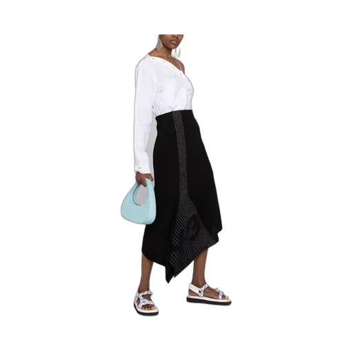 Ch1 Asymmetric Knitted Skirt