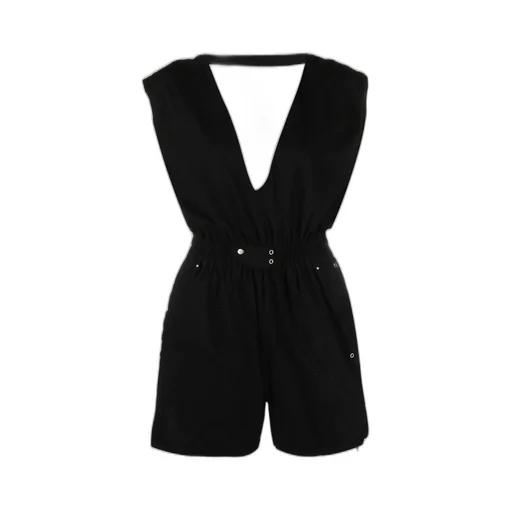 V-Neck Cotton Playsuit