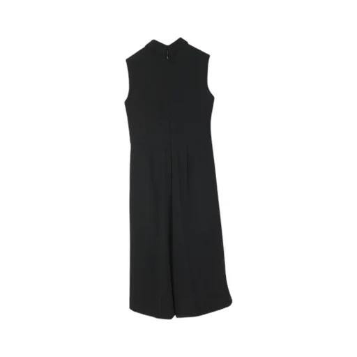 Elisabetta Franchi La Mia Bambina Tuta Bambina Nera In Crepe