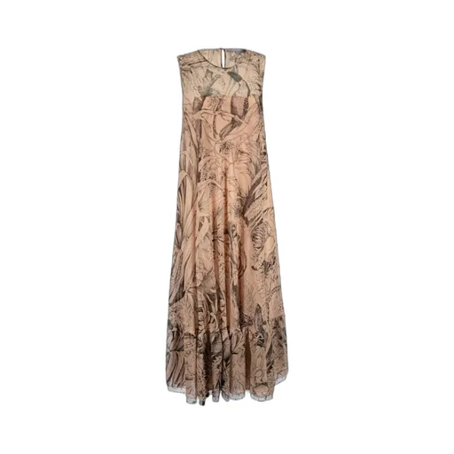 Sleeveless Printed Dress