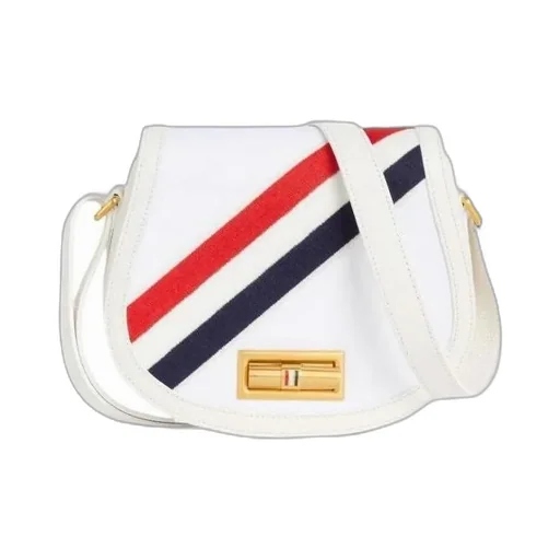 Thom Browne Diagonal Stripe Small Shoulder Bag