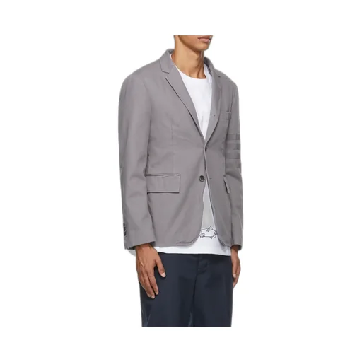 4-Bar Single-Breasted Blazer