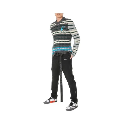 Hand Horizontal-Stripe Jumper