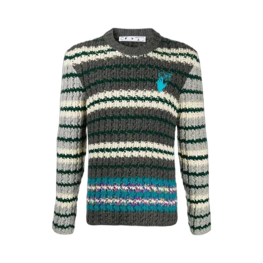 Hand Horizontal-Stripe Jumper