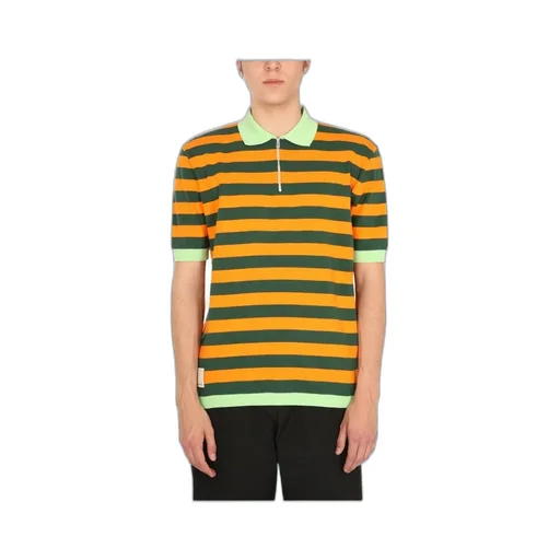 Sunnei Stripped Knitted Polo Shirt