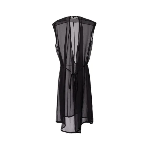 Sheer Panel Shift Dress