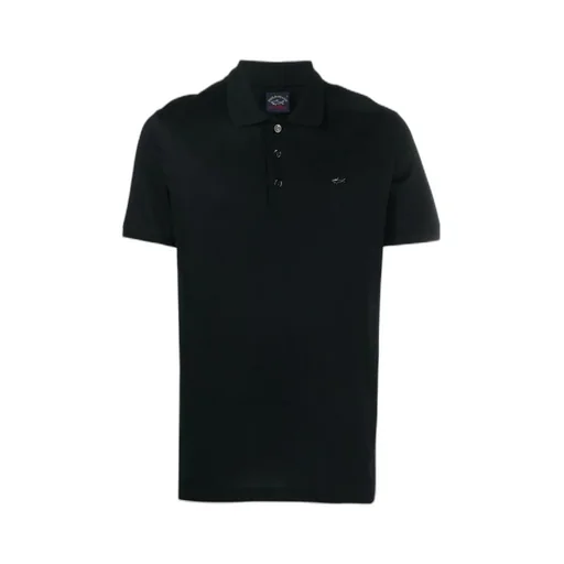 Logo-Plaque Cotton Polo Shirt