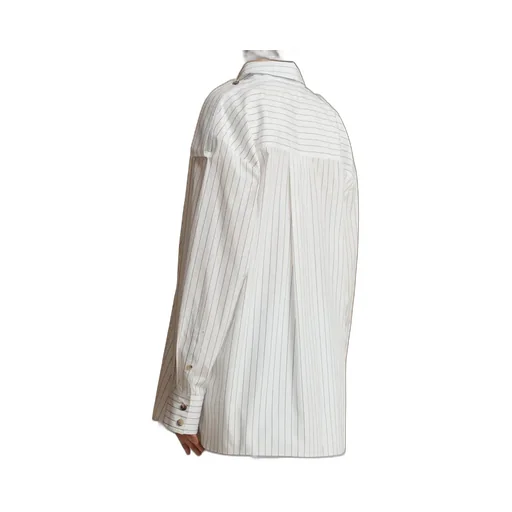 Khaite The Tamal Striped Button-Up Shirt