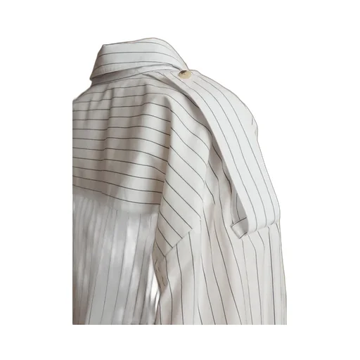 Khaite The Tamal Striped Button-Up Shirt