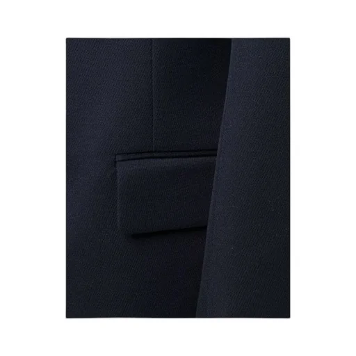 Maison Margiela Collarless Single Breasted Coat
