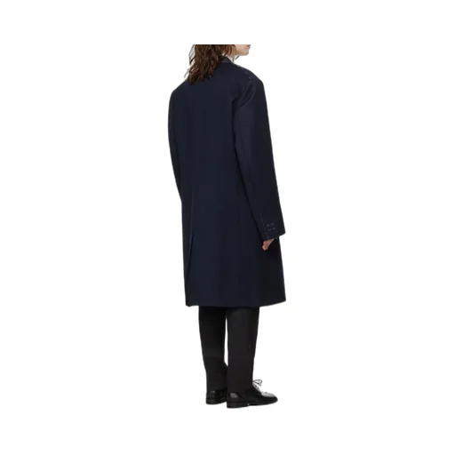 Maison Margiela Collarless Single Breasted Coat