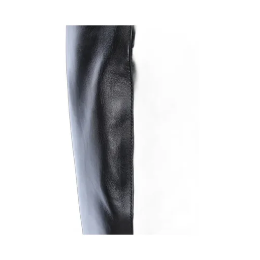 Givenchy Cut-Out Detail Leather Midi Skirt