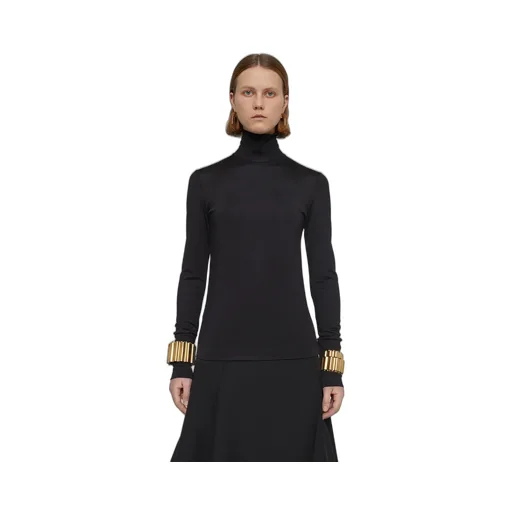 High-Neck Satin Top