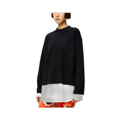 Shirt-Hem Sweatshirt
