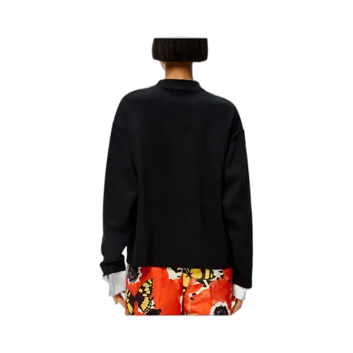 Shirt-Hem Sweatshirt