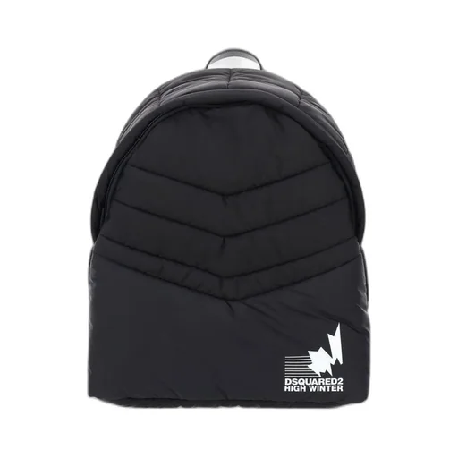 Padded Logo-Print Backpack