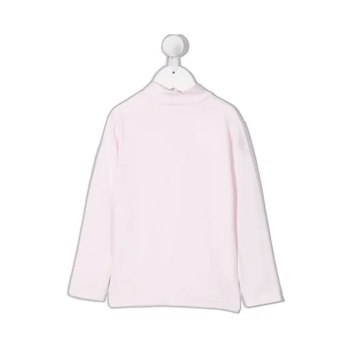 Logo-Print Mock Neck Sweatshirt