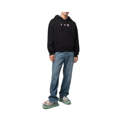 Acrylic Arrow Drawstring Hoodie