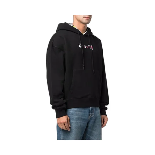 Acrylic Arrow Drawstring Hoodie