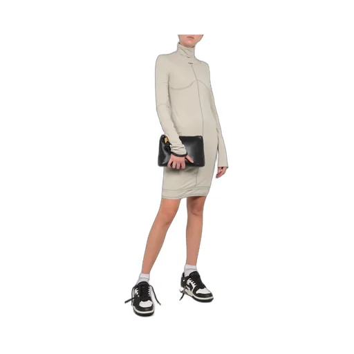 Off-White Jersey Bodycon Dress