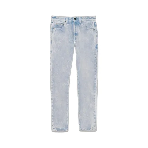 Saint Laurent Button Detailed Low Waist Jeans