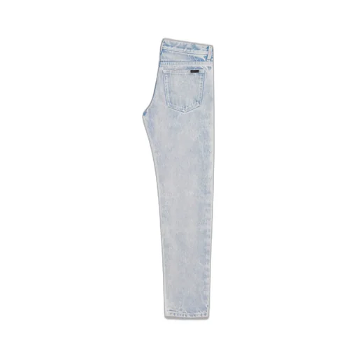 Saint Laurent Button Detailed Low Waist Jeans