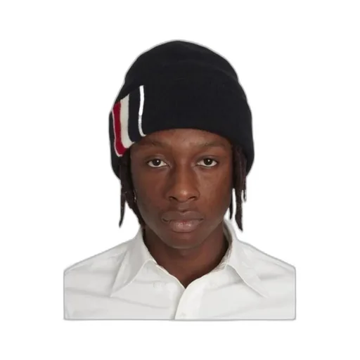 Tricolour Detail Beanie