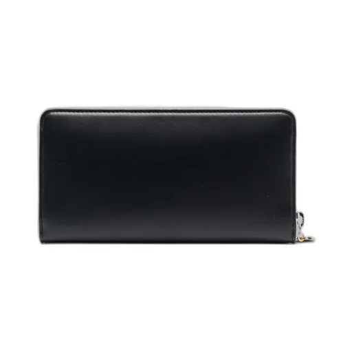 Stella Mccartney Logo Perforated Zip-Around Continental Wallet