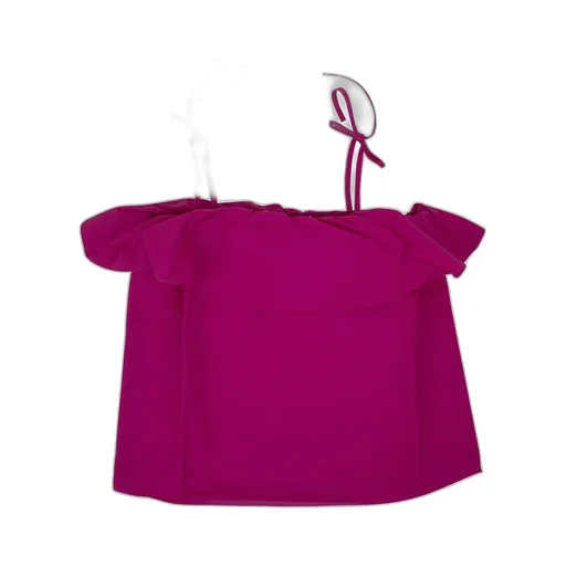 Twin Set Teen Top Fucsia In Cotone