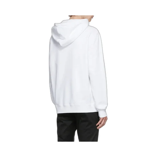 Saint Laurent Logo Printed Drawstring Hoodie